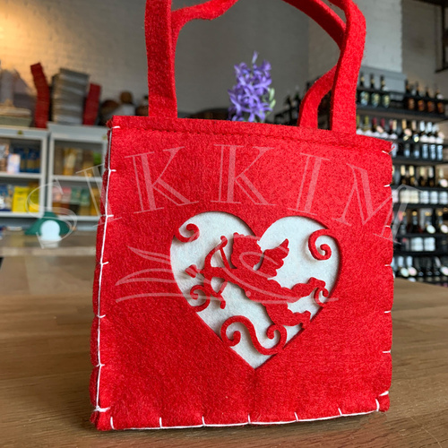 Filcowa torebka `Amorek` mała